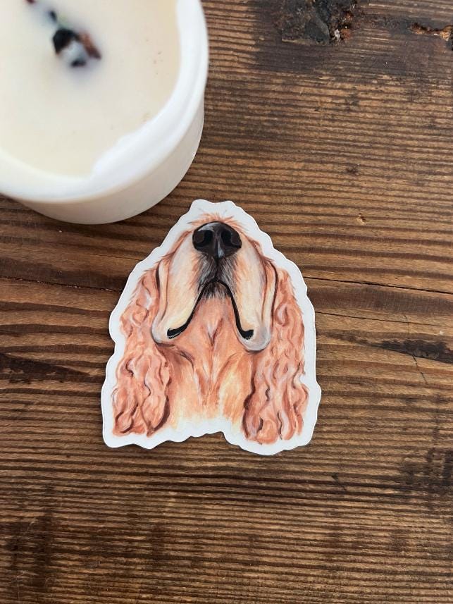 The Cocker Spaniel Dog Sticker