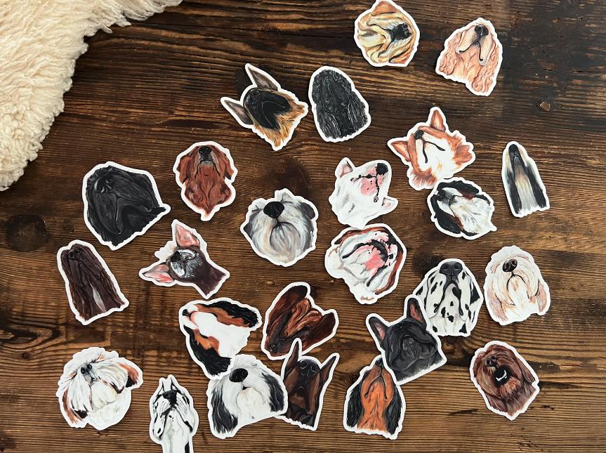 The Doberman Dog Sticker