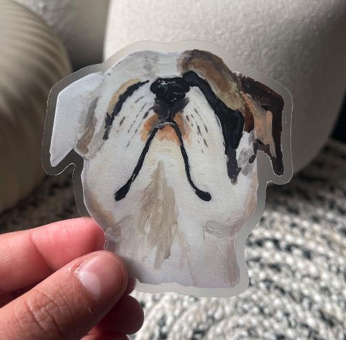The Jack Russel Dog Sticker