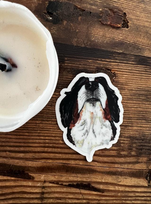 The Bernese Mountain Dog Sticker