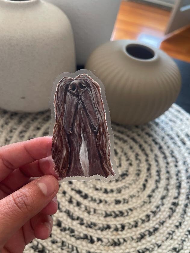 The Afghan Dog Sticker