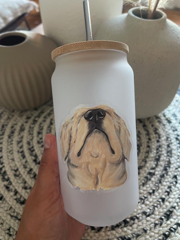 The Golden Retriever Dog Sticker