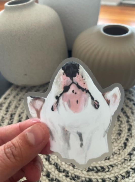 The Bull Terrier Dog Sticker