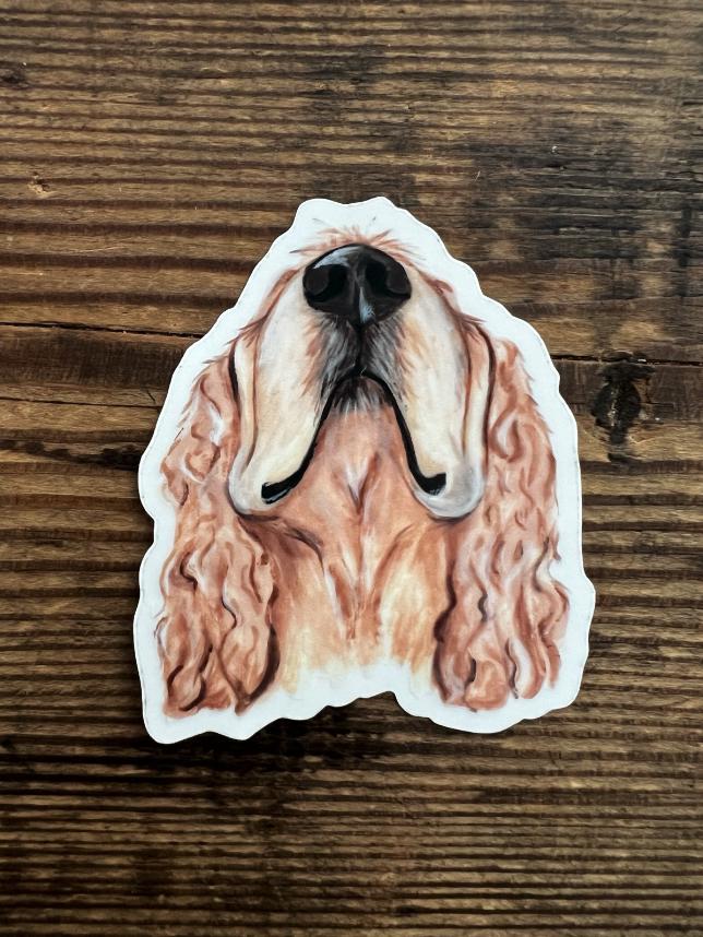 The Cocker Spaniel Dog Sticker