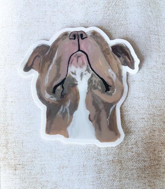 The Pitbull Dog Sticker