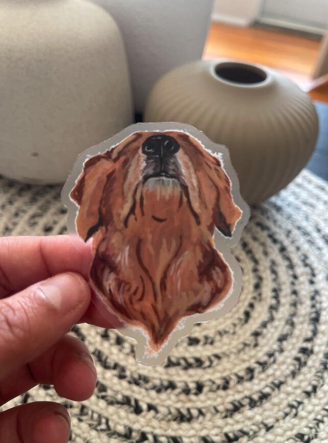 The Golden Retriever Dog Sticker
