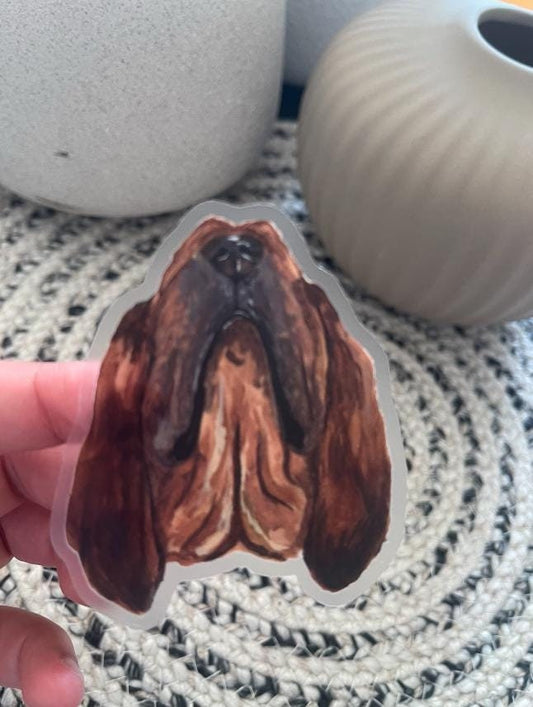 The Bloodhound Dog Sticker