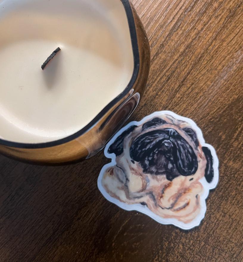 The Pug Dog Sticker