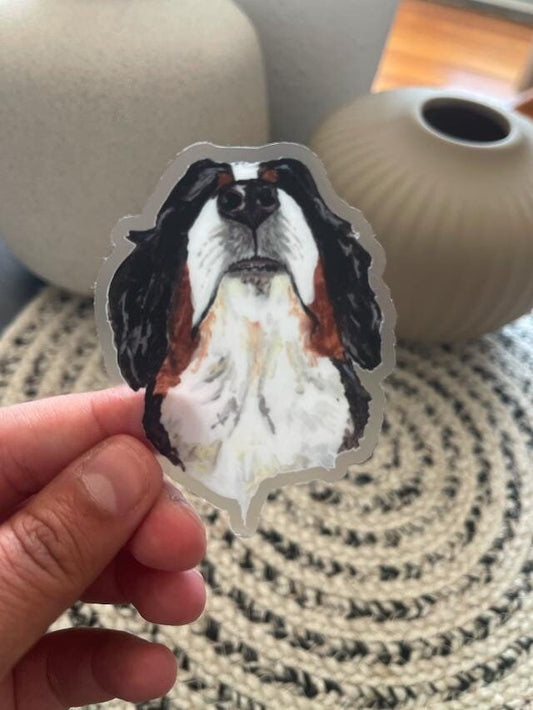 The Bernese Mountain Dog Sticker