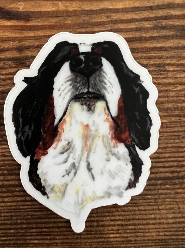 The Bernese Mountain Dog Sticker