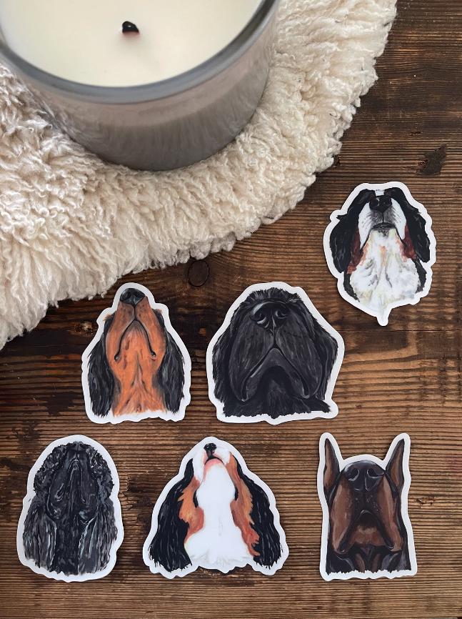 The Bernese Mountain Dog Sticker