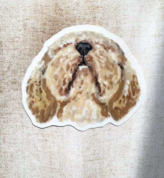 The Goldendoodle Dog Sticker