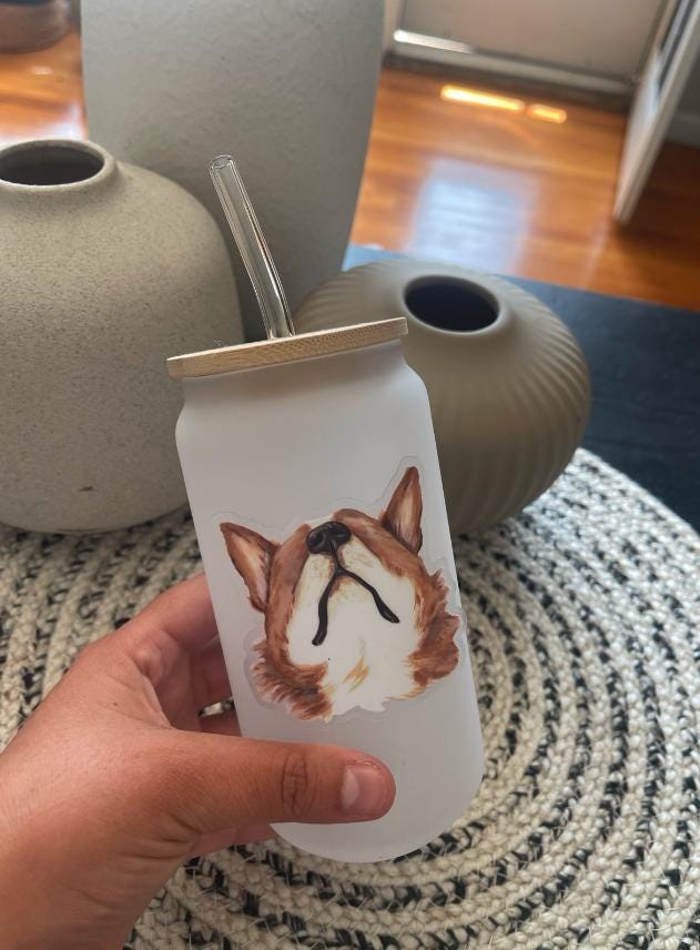 The Corgi Dog sticker