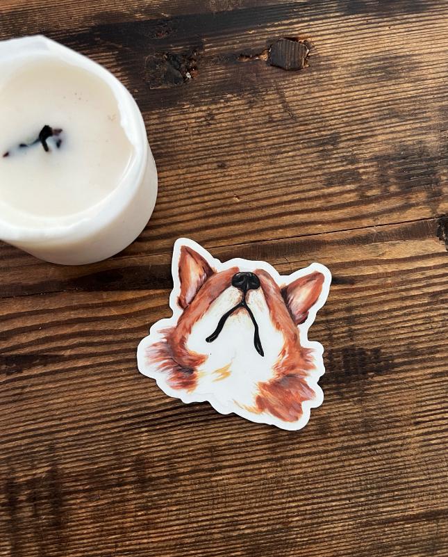 The Corgi Dog sticker