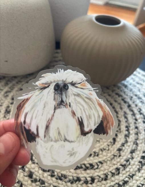 The Shih Tzu Dog Sticker