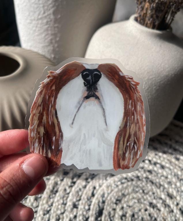 The Cavalier Dog Sticker