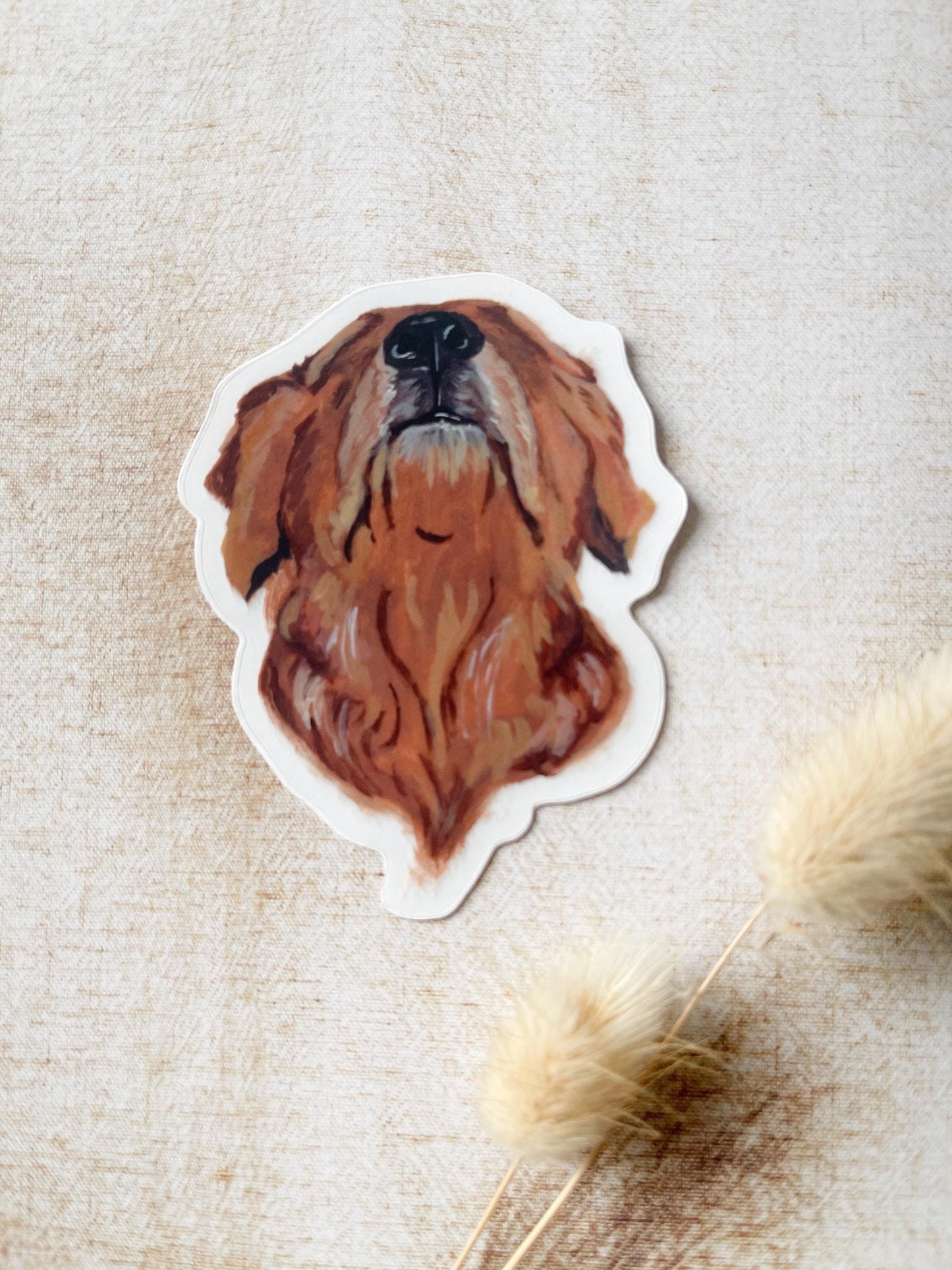 The Golden Retriever Dog Sticker