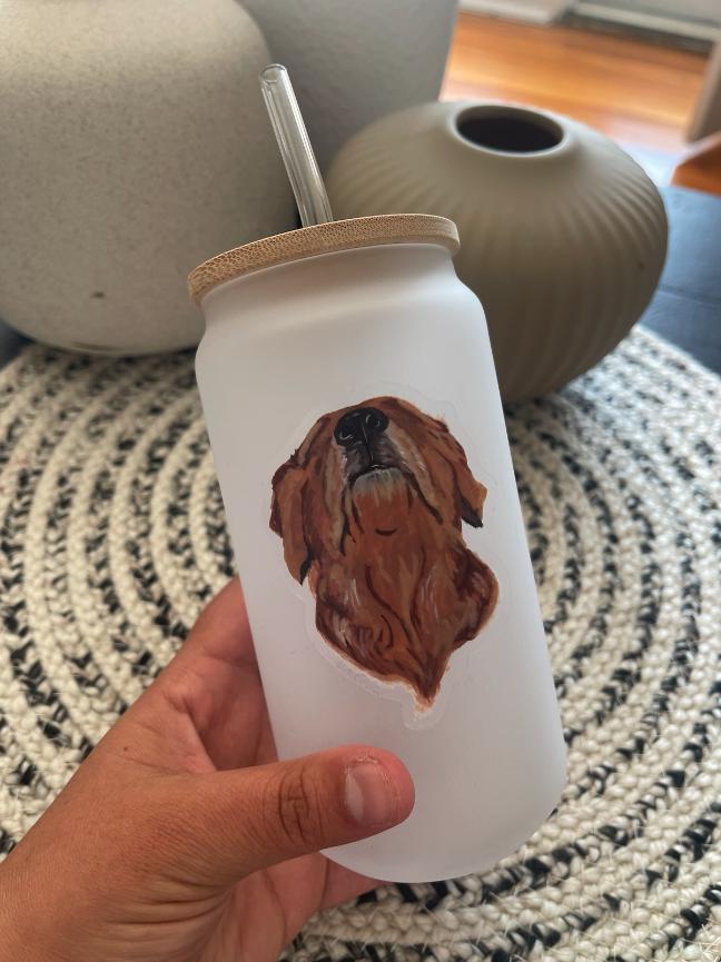 The Golden Retriever Dog Sticker