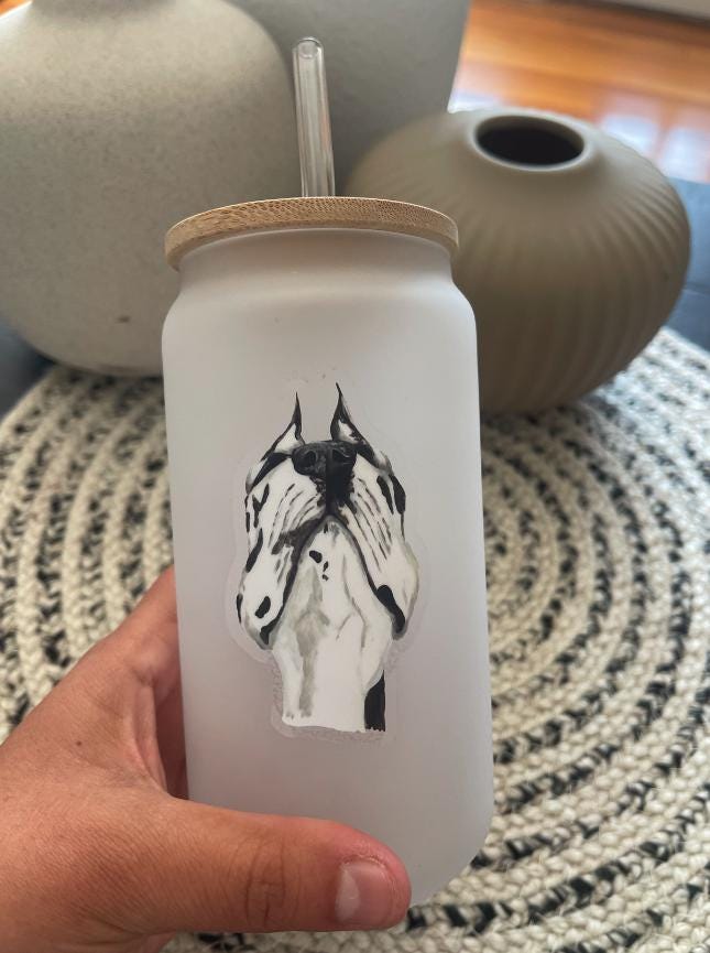 The Grate Dane Dog Sticker