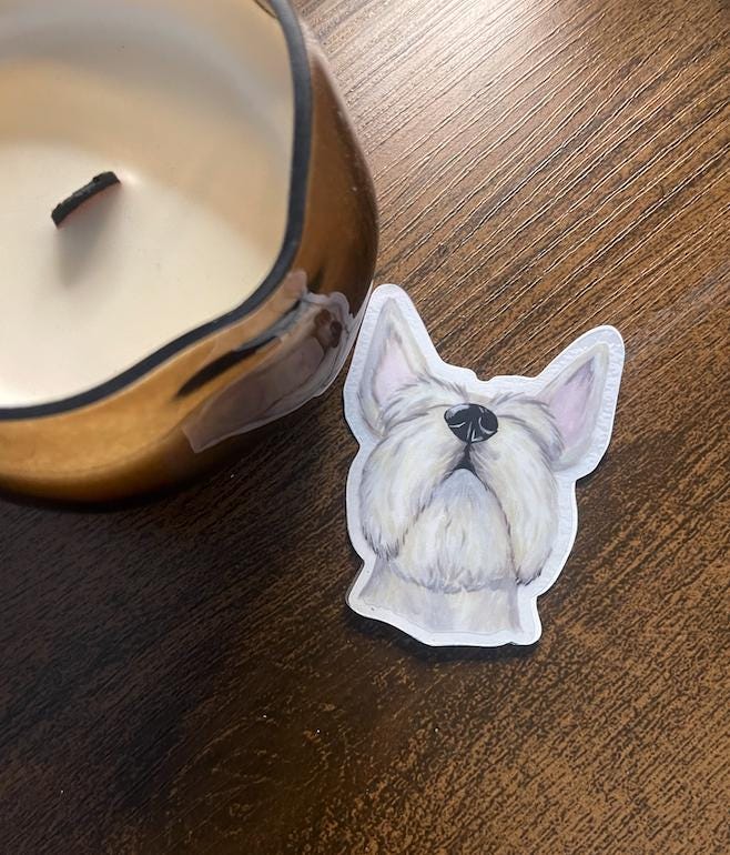 The Westie Dog Sticker