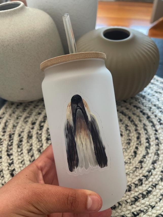 The Afghan Dog Sticker