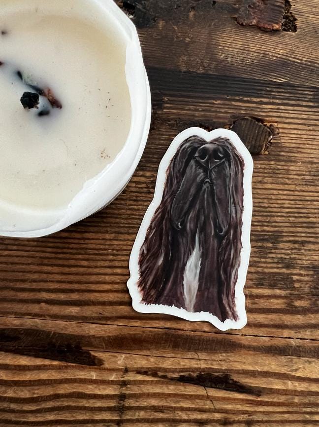 The Afghan Dog Sticker