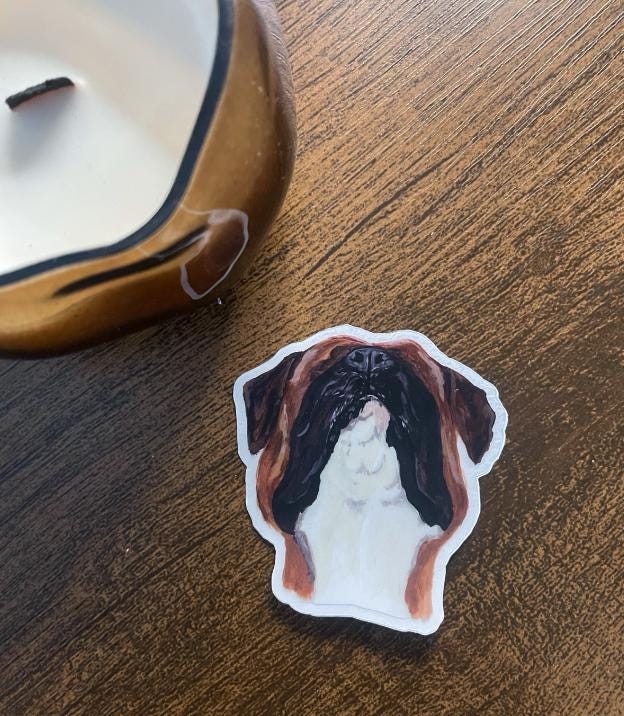 The Boxer Dog Sticker