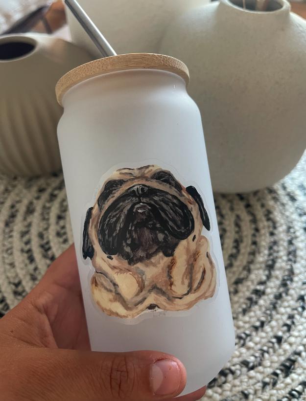 The Pug Dog Sticker