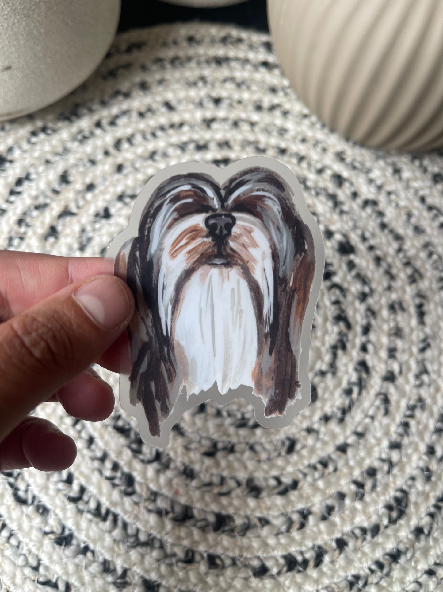The Lhasa Apso Dog Sticker