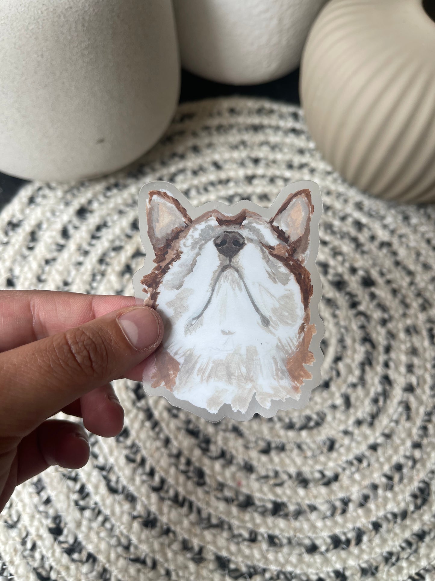 The Husky Dog Sticker