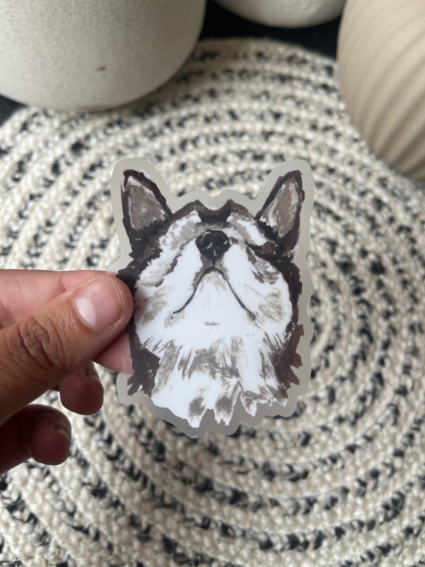 The Husky Dog Sticker