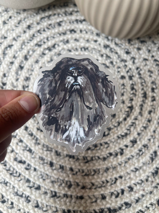 The Belgian Sheepdog Dog Sticker
