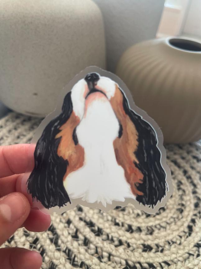 The Cavalier Dog Sticker