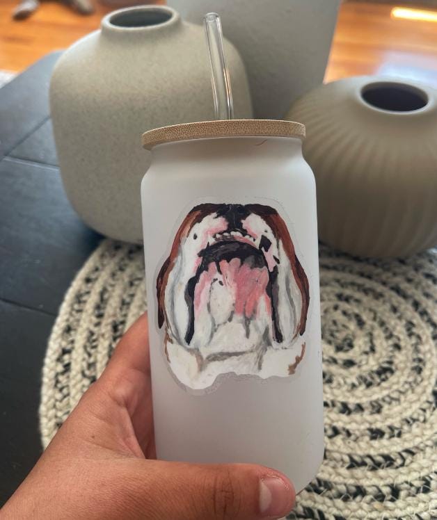 The Bulldog Dog Sticker