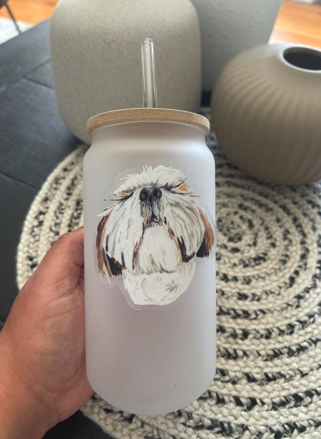 The Shih Tzu Dog Sticker
