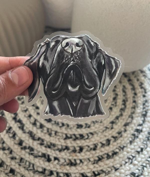 The Labrador Dog Sticker