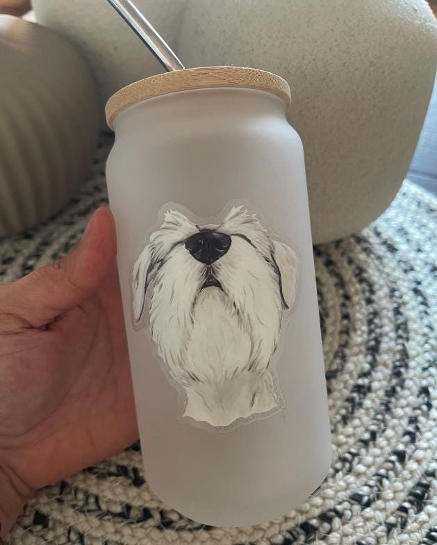 The Schnauzer Dog Sticker