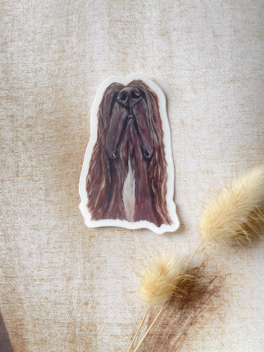 The Afghan Dog Sticker
