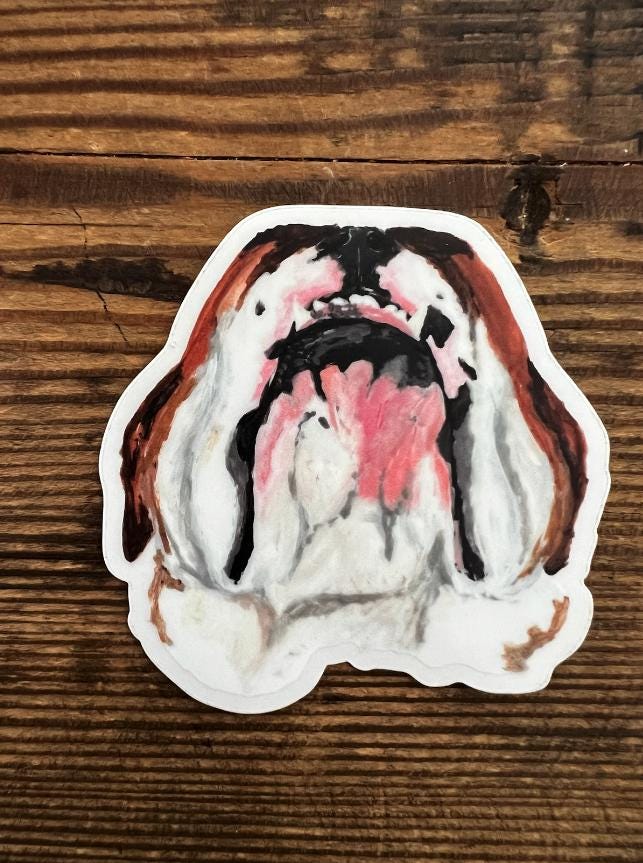 The Bulldog Dog Sticker