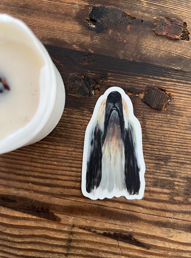 The Afghan Dog Sticker