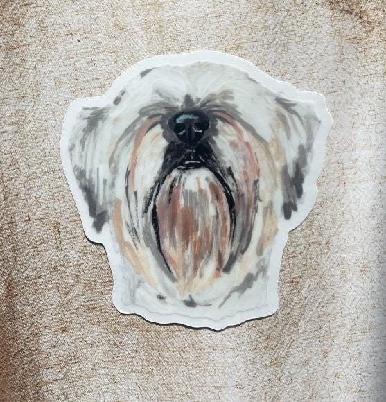 The Wheaten Terrier Dog Sticker