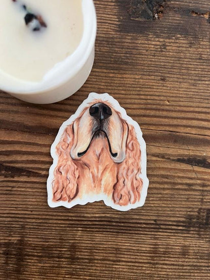 The Cocker Spaniel  Dog Sticker