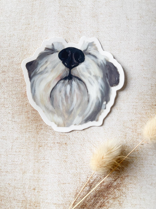 The Schnauzer Dog Sticker
