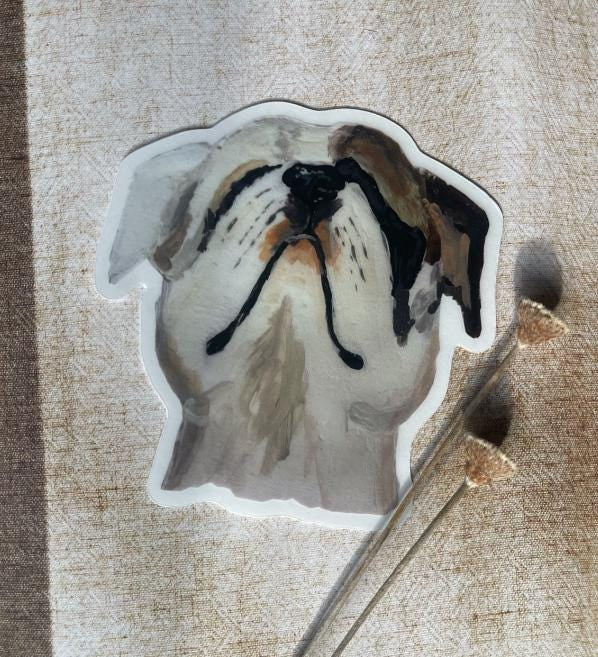 The Jack Russel Dog Sticker