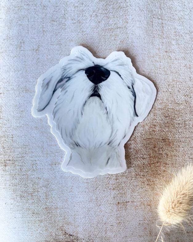 The Schnauzer Dog Sticker