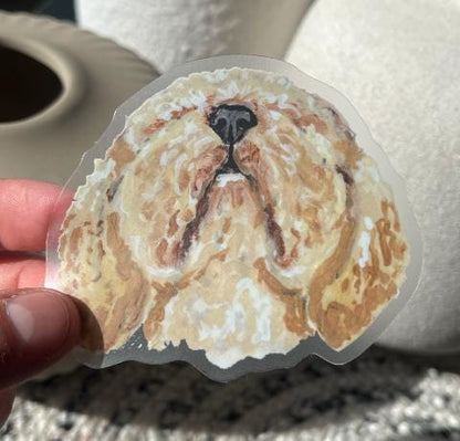 The Goldendoodle Dog Sticker
