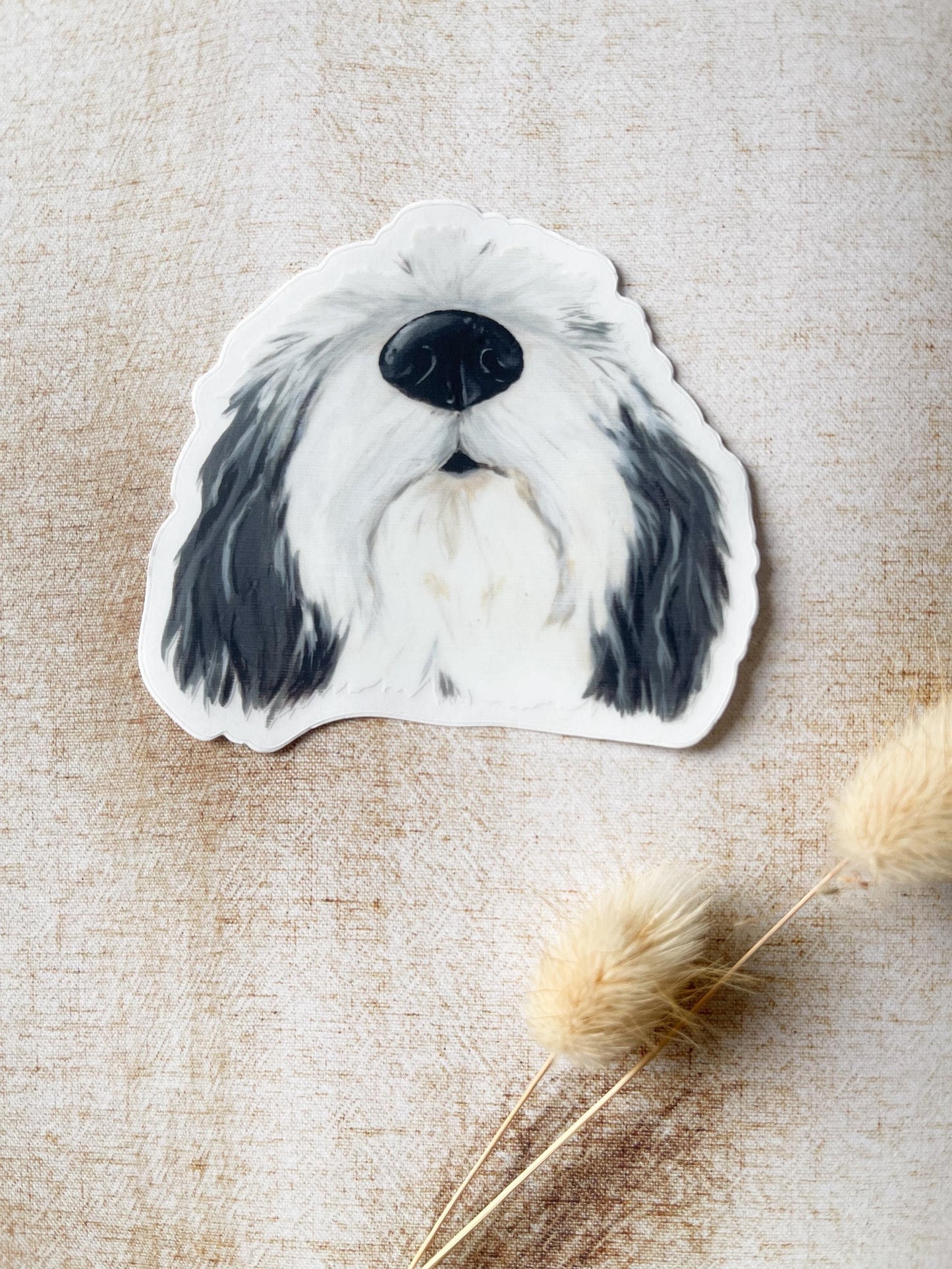 The Old English Sheep Dog Sticker