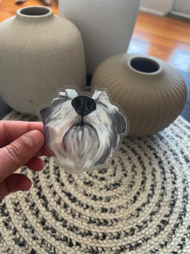 The Schnauzer Dog Sticker