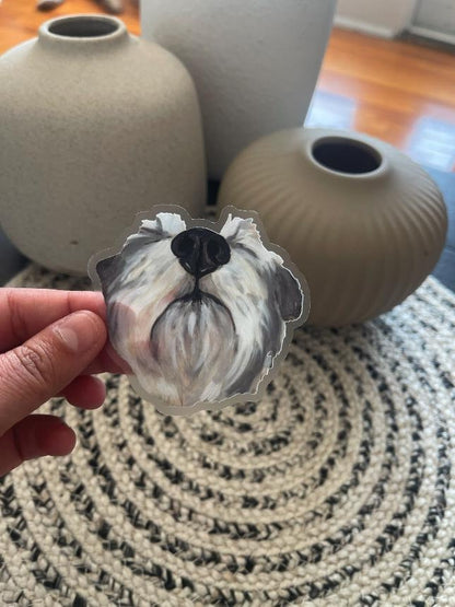The Schnauzer Dog Sticker