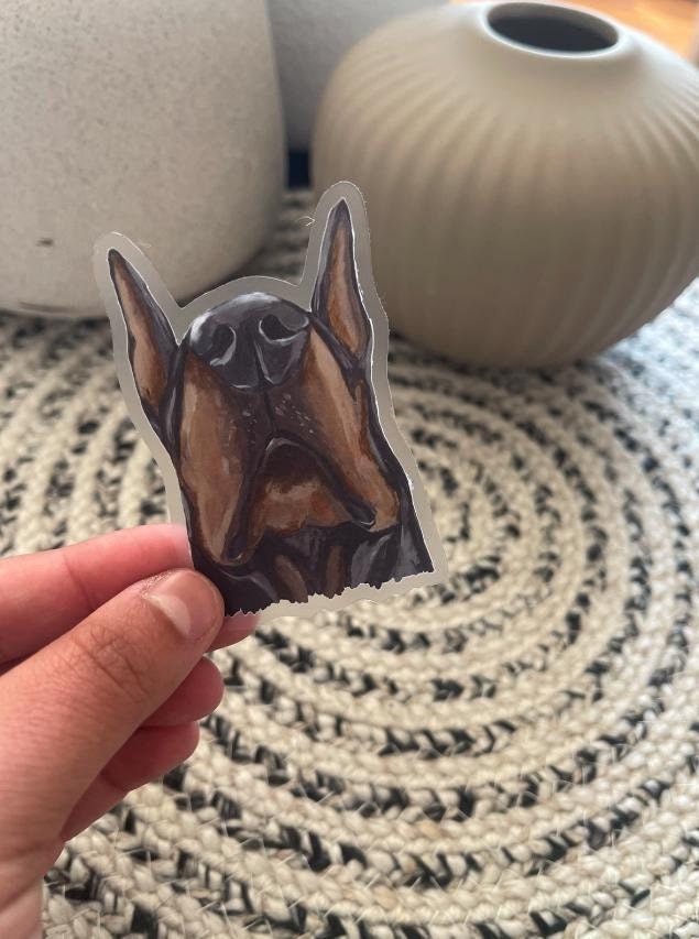 The Doberman Dog Sticker